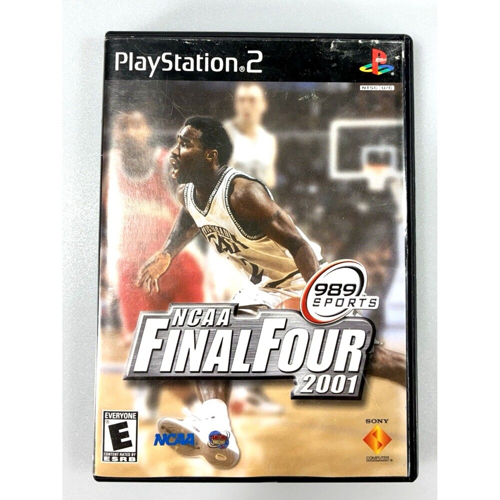 NCAA Final Four 2001 Sony PlayStation 2 Vintage 989 Sports Complete with Manual